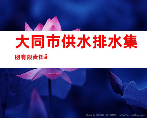 大同市供水排水集团有限责任公司
